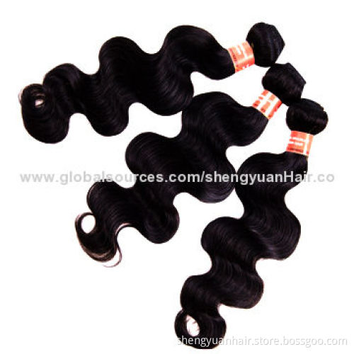 Grade 5A Tangle-free No Shedding 100% Brazilian Virgin Remy Human Hair Body Wave Weaves